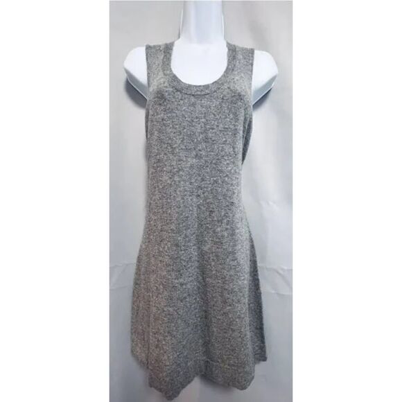 J. Crew Gray Wool Cashmere Sleeveless Mini-Dress Size XS - Picture 3 of 7